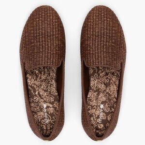 Birdies “The Starling” Flats - Coffee Raffia, Size 6.5W